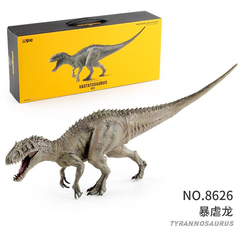 Realistische PVC Jurassic Dinosaurier Modellkollektion mit T-Rex und Carnotaurus Spielzeug