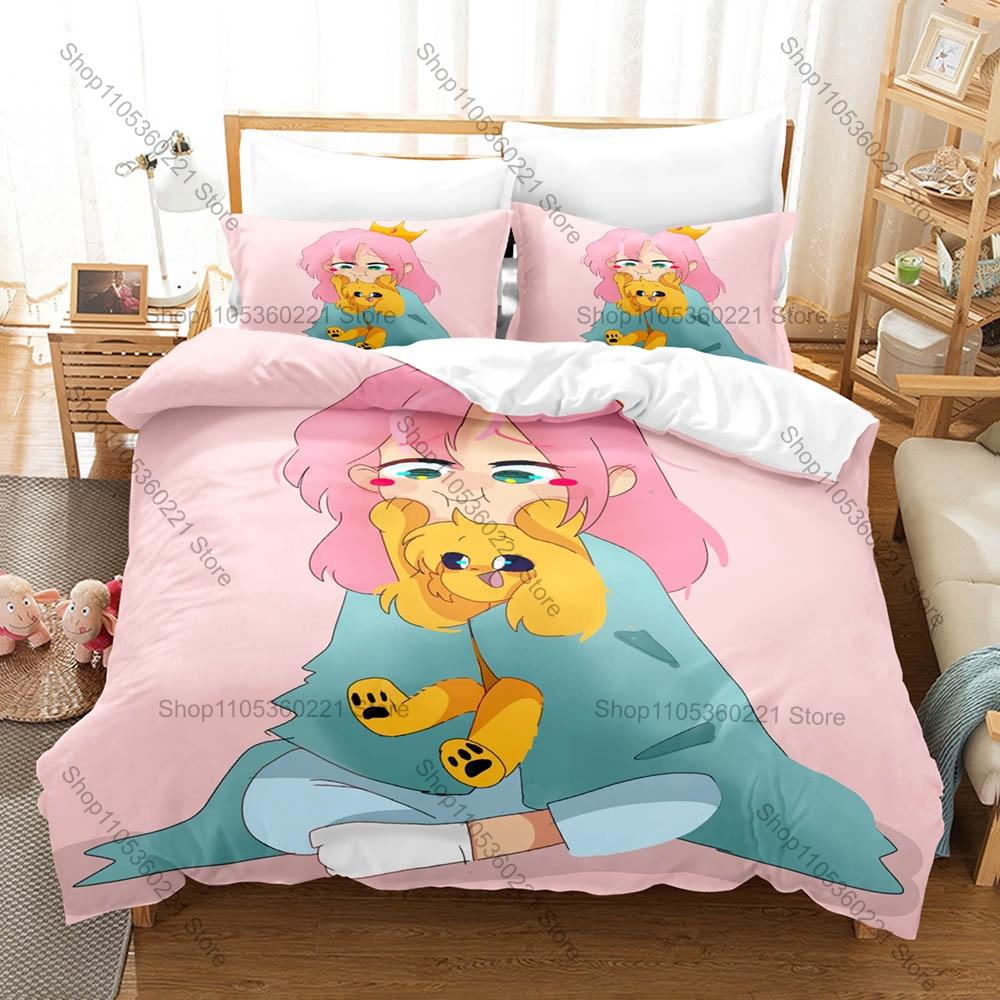 Personality Popular Spanish Gamer Mikecrack Bedding Set New Printed Duvet Cover Set Soft Microfiber Bed Linen for Fans Bedroom