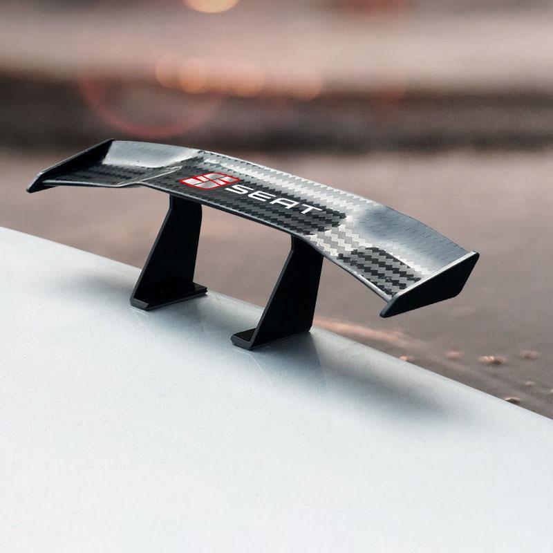 1 Pz Mini Spoiler Posteriore Mini Ala Piccola Modello Decorazione per SEAT Cordoba Alhambra MK3 Leon 5F Ibiza 5 6 MII Altea Toledo 3