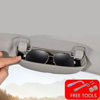 ABS Car Glasses Case Sunglass Holder Case for Volvo XC40 XC60 S60 Storage Box Auto Eyeglasses Accessories