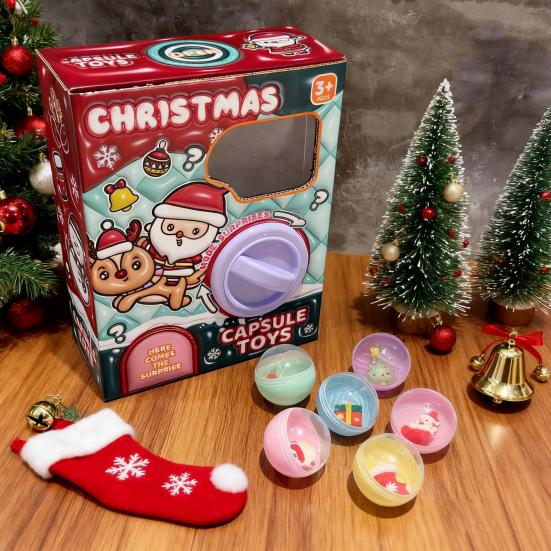Automatic Claw Machine for Kids Mini Christmas Egg Dispenser Toy Creative