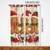 Christmas gingerbread man bag curtains   bedroom and living room decoration   home decoration   Christmas decoration