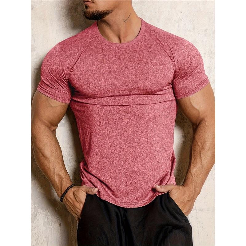 Sports Tight-fitting Stretch Casual Quick-drying Running Round Neck Short-sleeved Top