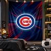 Wall Hanging Tapestry Chicago Cubs Print Cloth for Living Room Bedroom Home Decor