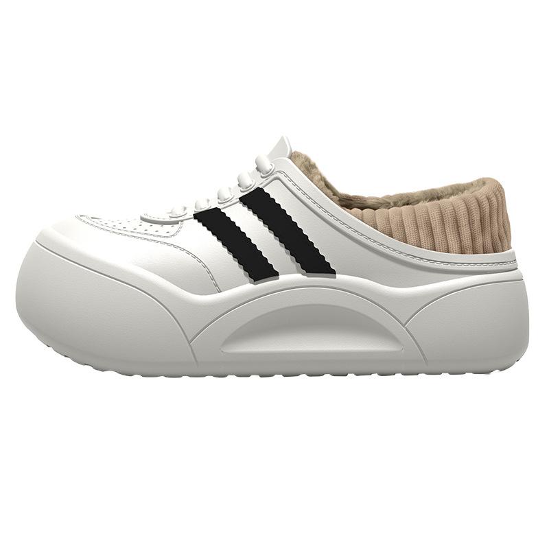 Arch support cotton slippers women's autumn and winter sports non-slip warm waterproof cotton mop men's