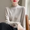 Women S Half Turtleneck Long Sleeve Pullover Top For Commute Casual Wear