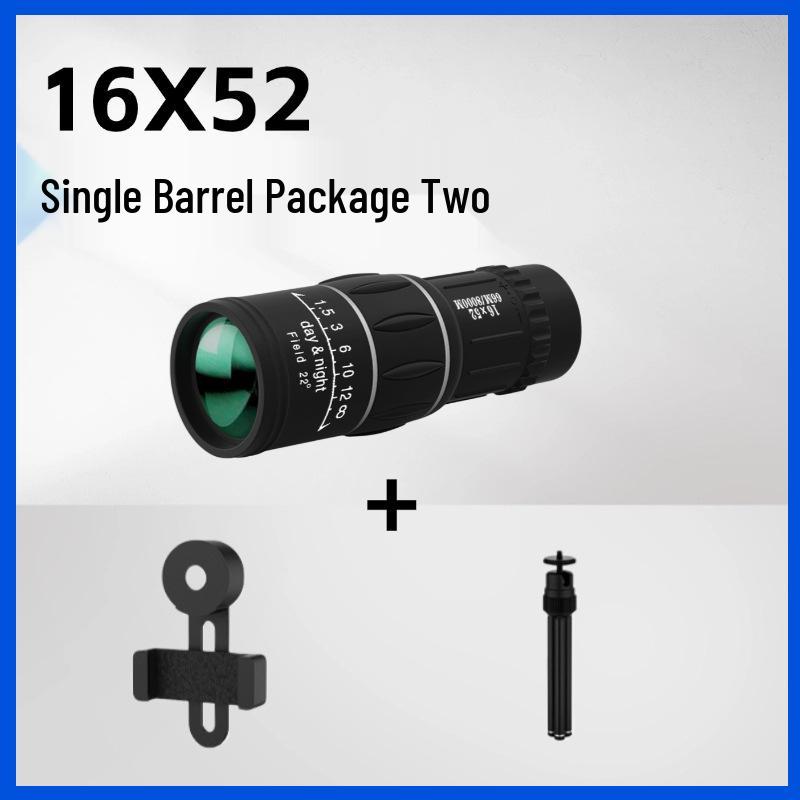 Single Barrel Telescope with HD High Magnification and Low Light Night Vision for Outdoor Concert Mobile Photography
