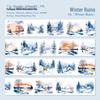 Yan Ji Four Seasons Scenery Washi Tape Collection - 4 Designs