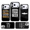 Angeln Gehen Angler Zitate Handyhülle Cover für IPhone 11 12 13 14 15 16e 17 Pro Max Hülle für IPhone 17 Air