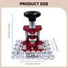 Watch Press Tool Set Back Case Closer with Aluminum Dies, Watchmaker Repair Kit,