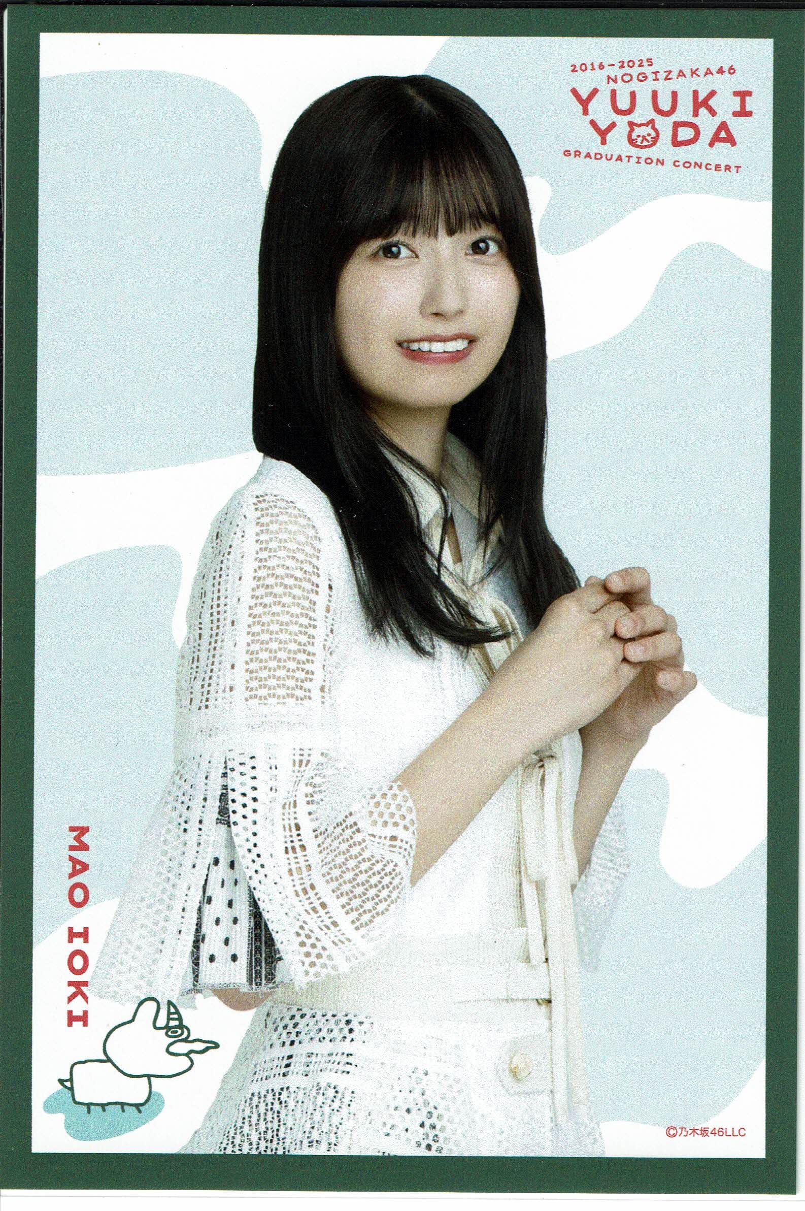 

Nogizaka46 Postcard Yoda Yuki Graduation Concert Ioki Mao
