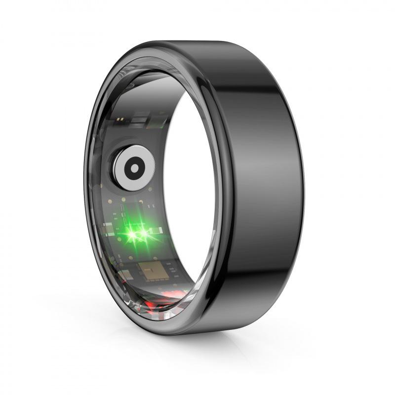 Bluetooth Smart Ring: Monitors Blood Oxygen, Heart Rate, Sleep, Steps, and Is Waterproof.