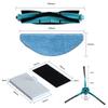 1 Set für MEDION X41 SW / X41 SW+ / X42 SW+ Hauptseitenbürste Filter Wischmopp-Tuch-Set Staubsaugerzubehör Ersatzteil zum Austauschen