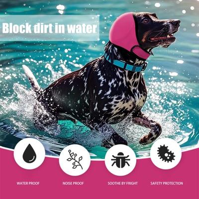 Yousheng 1/2 Pièces Cache-oreilles pour Chien Protection Contre le Bruit Anti-Stress Réduction du Son Protège-oreilles Accessoires Anti-Anxiété pour Chien