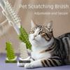 Silicone Wall Corner Scratcher Self Cleaning Cat Massage Comb  Wall Corner Placement
