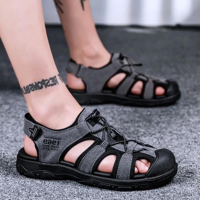 Daily Use Shoes for Men Eva Height Man Sandals With Platform Buy New Design 2024 Summer Sale Non-slip Casual Adult Trend Styles