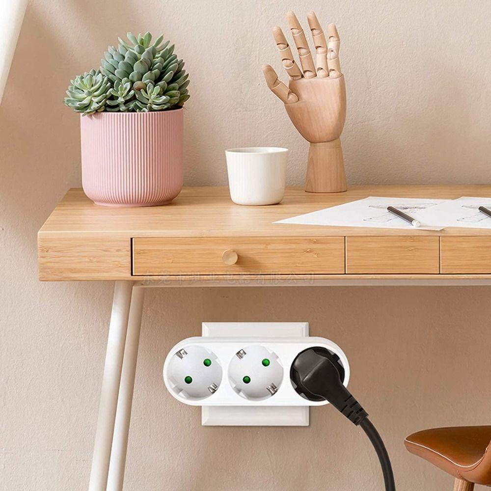 Safety Door Adapter Converter 16 A 250 V AC EU Power Plug Outlet Conversion Socket  Travel Use