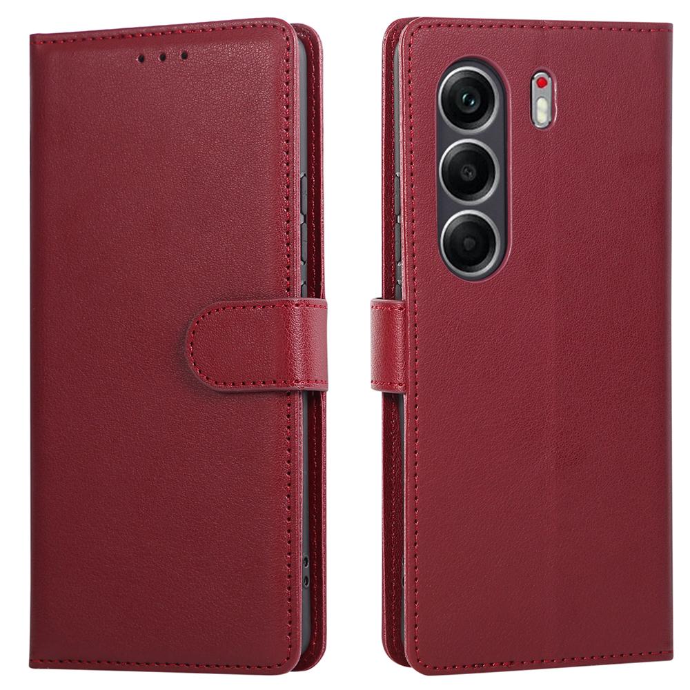 Für TECNO Camon 40 4G Hülle Brieftasche Ständer Ansicht PU Leder Handyhülle mit Handschlaufe