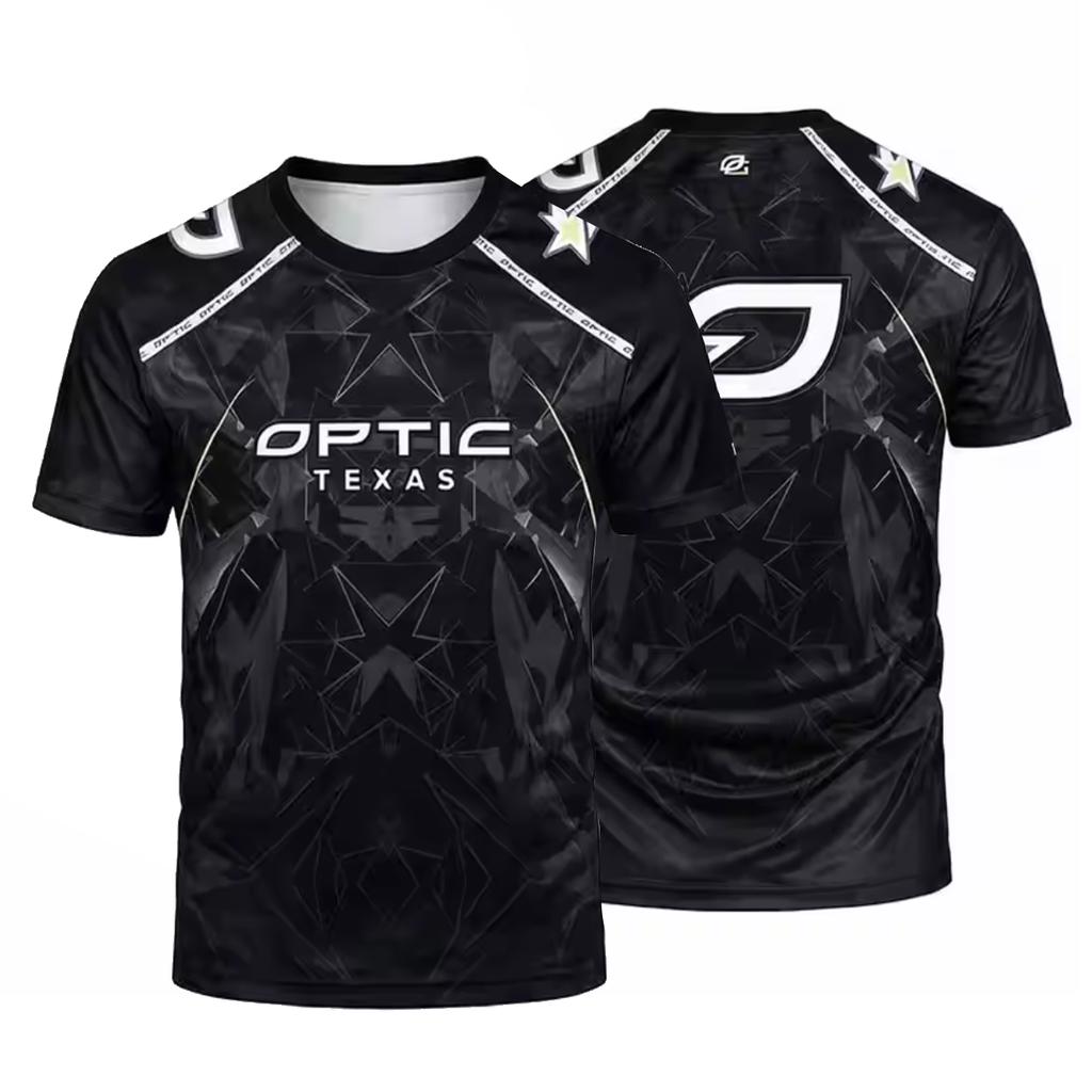 Team Esports Club 2026 OpTic TEXAS New Jersey CDL Player Uniform Comfortable 3D Printed T-shirt Men's Fashionable Fan Tops