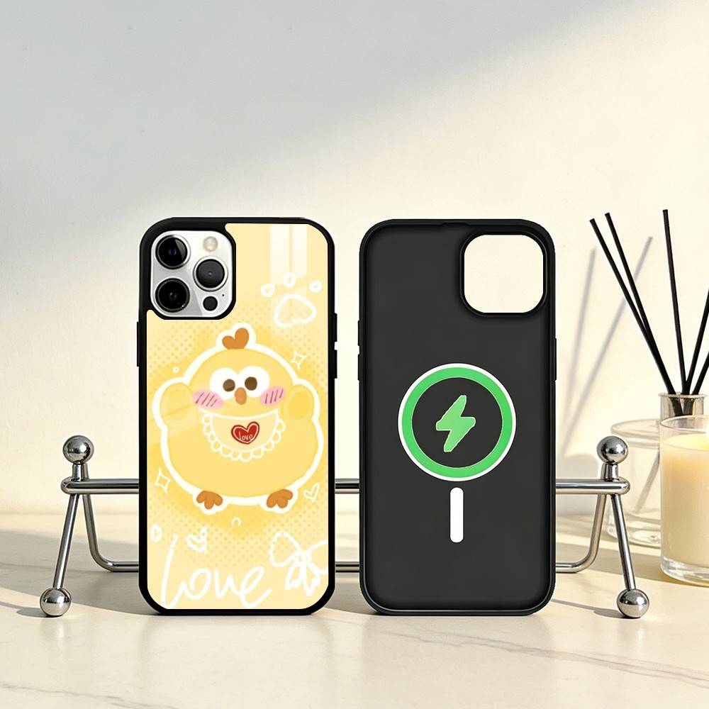 D-un D-un Hühnchen Handyhülle Für iPhone17,16,15,14,13,12,11 Plus,Pro Max Magnetisch Für Magsafe Kabelloses Laden