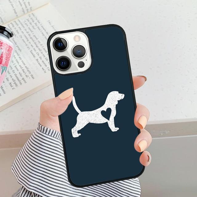 Cute Beagle Dog Phone Case For For iPhone 17 Air 16 15 11 12 13 14 Pro Max Plus coque