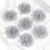 5/10Pcs 5.5cm Vintage Fabric Camellia Rose Chiffon Artificial Flowers for Women Wedding Party  Dress Decoration Craft Jewelry