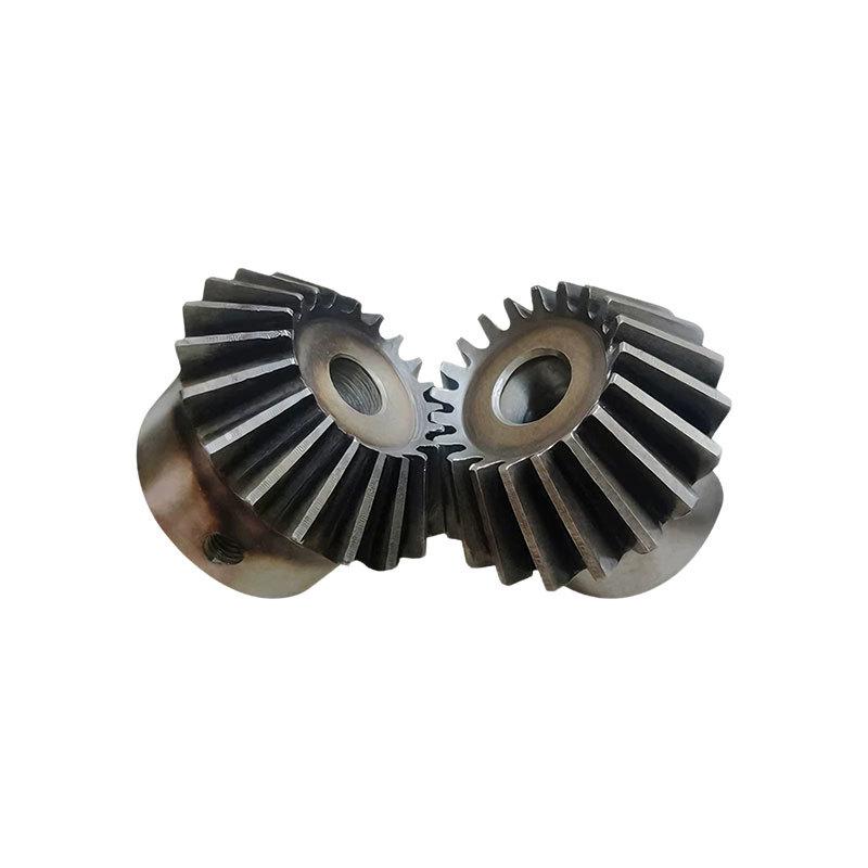 Roată dințată conică 2.5 Mod 20 dinți 2.5M 20T Cu alezaj pentru pană 12 14 15 16 17 18 20 22 24 25mm Angrenaj de acționare la 90 de grade Oțel