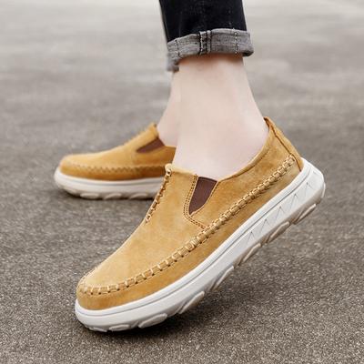 Large Size Beanie Shoes Men's New Lazy Shoes British Casual Shoes One-pedal Loafers Men