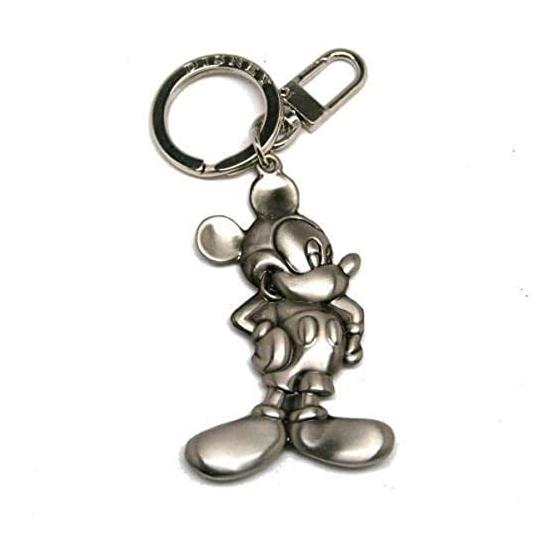 Disney Mickey Mouse Keychain Key Ring Pewter Metal Multicolor