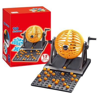 Lottery Machine Lottery Game Machine Cage Built-in 90 Number Balls Family Large Party Entertainment Children Educational Toys
