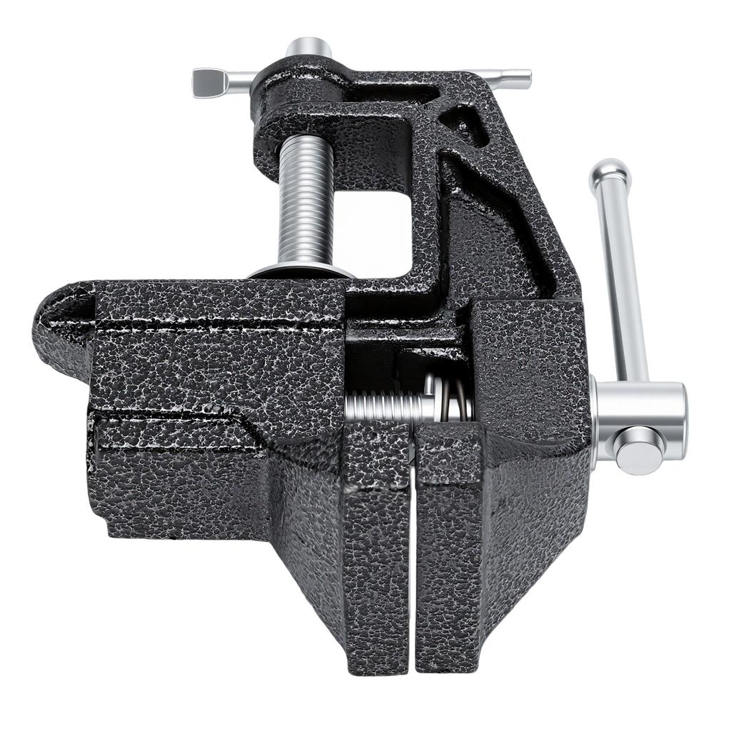 Table Clamp Small Bench Vice Fits Any Table Edge for Club Regripping Jewelry Hobby Model Making Drilling Carving