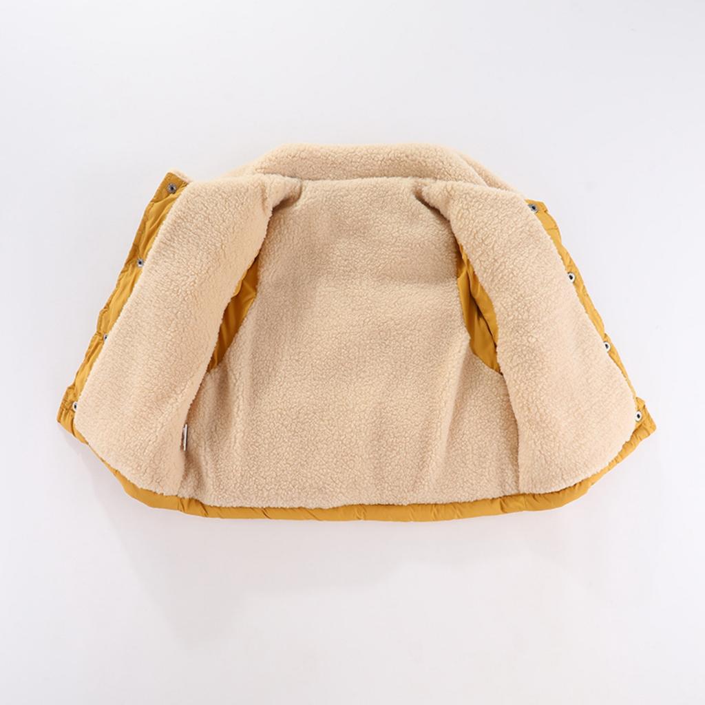 Kids' Stand Collar Vest - Solid Color Sleeveless