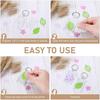 50pcs Transparent Acrylic Photo Picture Keychain – Blank Photo Insert Key Ring, DIY Personalized Gift for Family and Friends