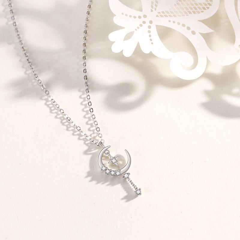 Sailor Moondrop Magic Wand Necklace Women's Light Luxury Temperament Niche High-end Pendant Accessories