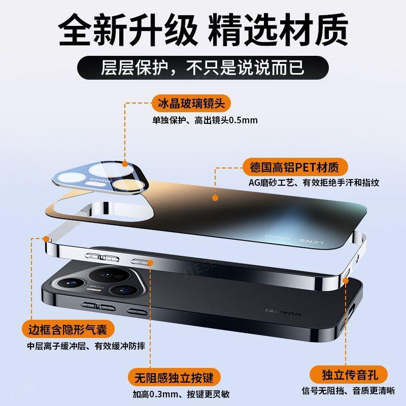 Applicable to Huawei Pura11 mobile phone case P11ultra lens all-inclusive pro + anti-drop ultra-thin heat dissipation matte plating
