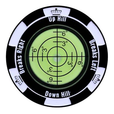 Golf Hat Clip Ball Marker with High Precision Green Reading Aid Compact Size Lightweight Portable Bubble Level Golf Putting Green Reader