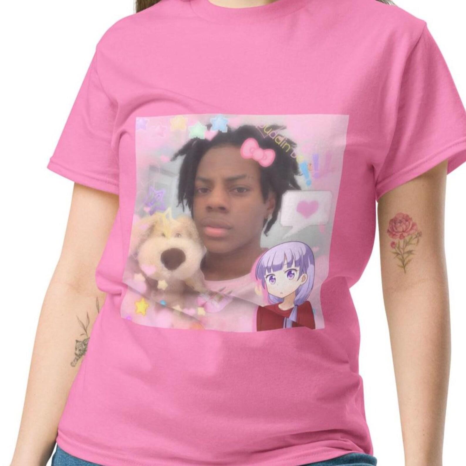 IShowSpeed Kawaii Graphic Tee, Ahegao Unisex Cotton Shirt 2XL