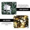 LED rattan peach blossom light string small light simulation flower wreath battery box flower decoration light Christmas party