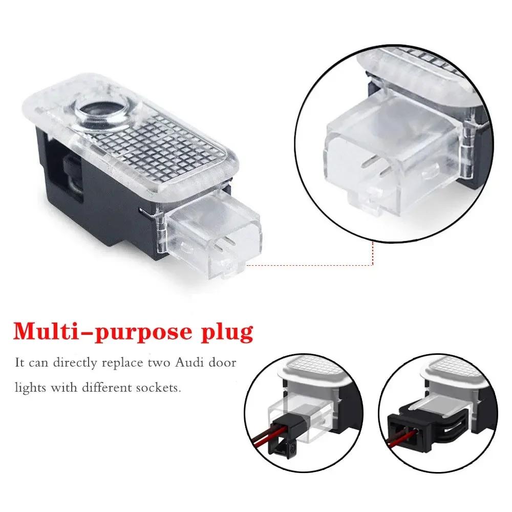 For VW VOLKSWAGEN 2026 New LED Car Door Logo Welcome Light for VOLKSWAGEN VW Passat B5 B5.5 2008 2009 2010 Phaeton Touareg Ghost