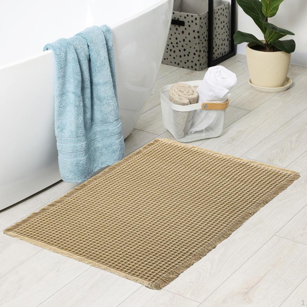 Absorbent Mat Carpet Modern Decorative Foot Pad Non Slip Soft Doormat Bath Rug for Indoor