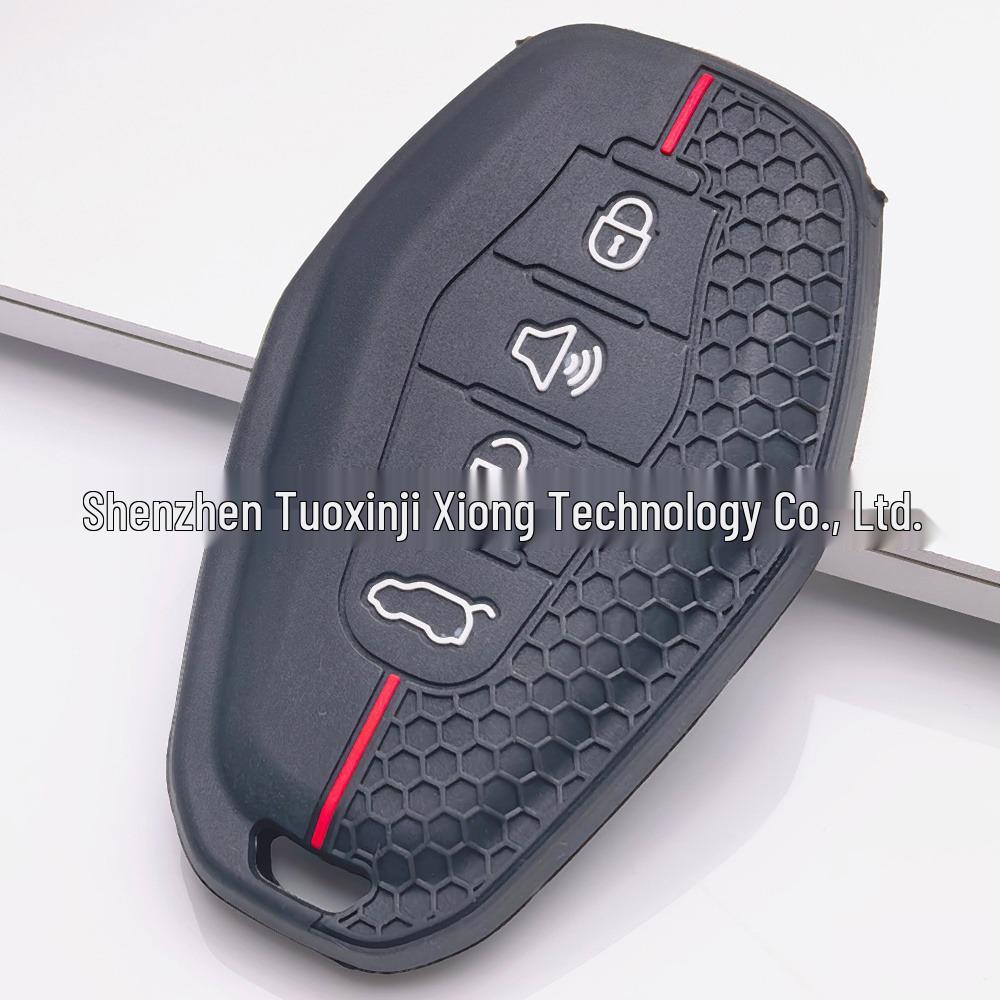Chery Tiggo & Omoda Soft Silicone 4-Button Car Key Cover
