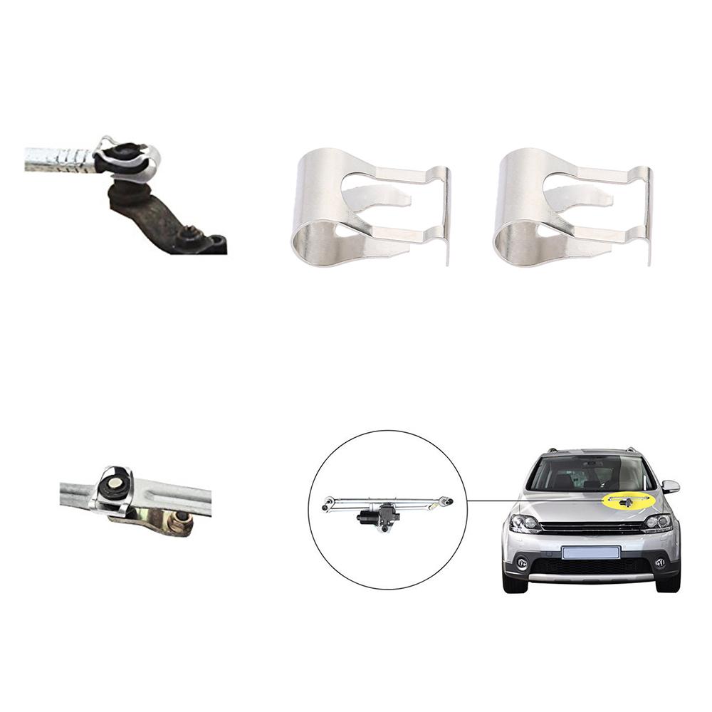 

Пара тяг электродвигателя стеклоочистителя, комплект зажимов для ремонта механизма рычагов рычагов