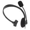 S480 Telephone Headset 3.5mm Plug Noise Reduction Adjustable Single Ear Customer Service Headset for Computers Black
