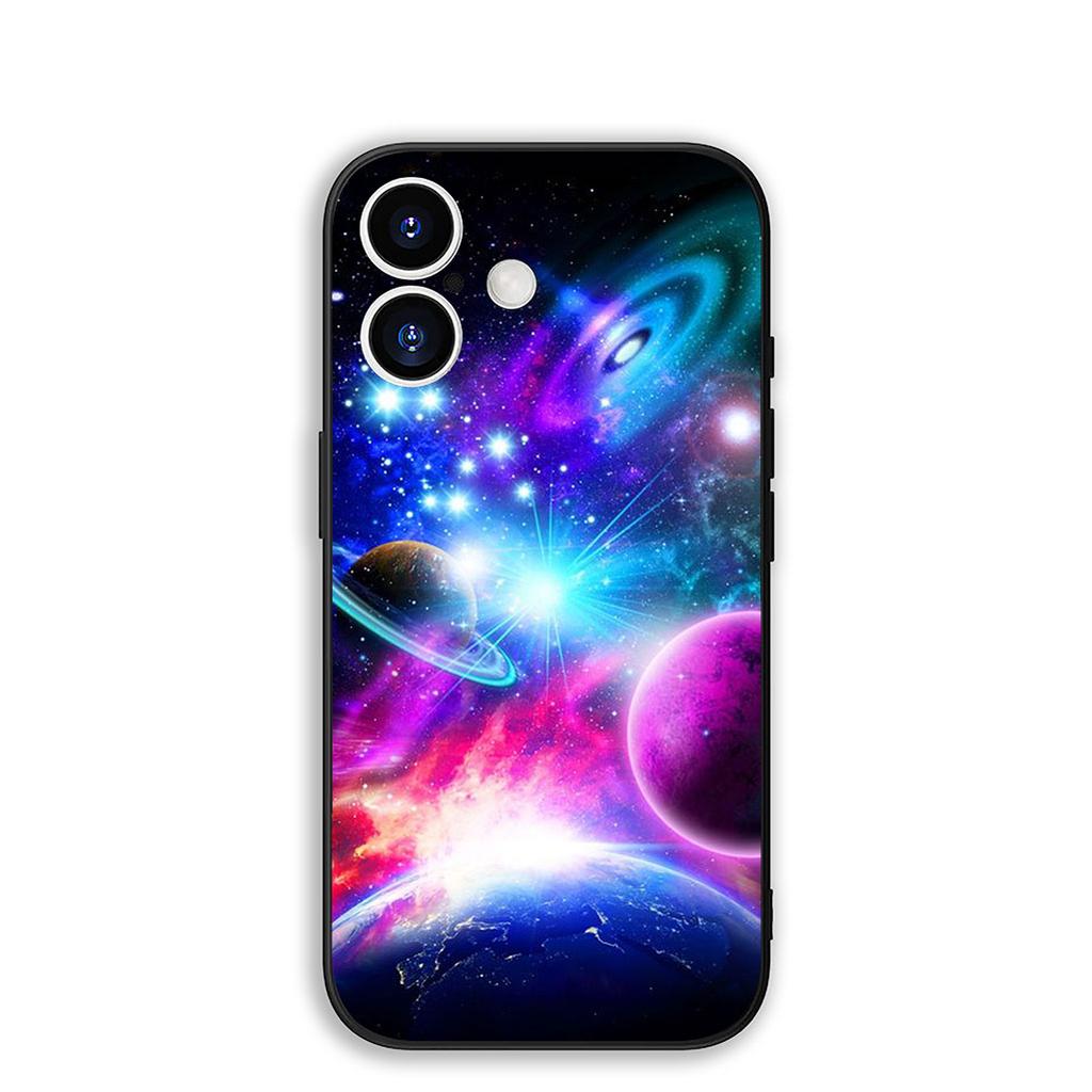 Cover for Samsung Galaxy S22 S21 S20 Fe Ultra S9 Plus + A13 A22 M21 M31 M55 M15 Protective Phone Case Universe Galaxy Stars Moon