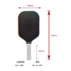 MODTA-15 Pickleball Paddle MOD Rush Rainbow Border T700 Carbon Fiber EVA Core Outdoor Sports Professional Racket