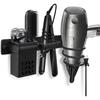 Pxcl Hair Dryer Holder, Wall Mounted Hair Dryer Organizer Holder, Multi-function Bathroom Tool Holder With Storage Rack,superma,1 Piece,black
