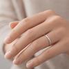 2MM Stackable Plain Band Rings Durable Titanium Steel Rings Simple Thin Rings  Wedding Ceremony