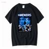 Hackers 1995 Movie T Shirt Vintage Washed Versatile Streetwear Top For Everyday Wear Stylish Unisex Designer Clothes Graphic