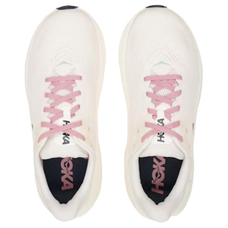 New HOKA ONE ONE Anti Slip Wear Resistant Low Top Running Shoes Women's Beige 1168691-RCRM