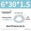 Oversized Thickened Galvanized Iron Flat Washer M2M3456810-M6